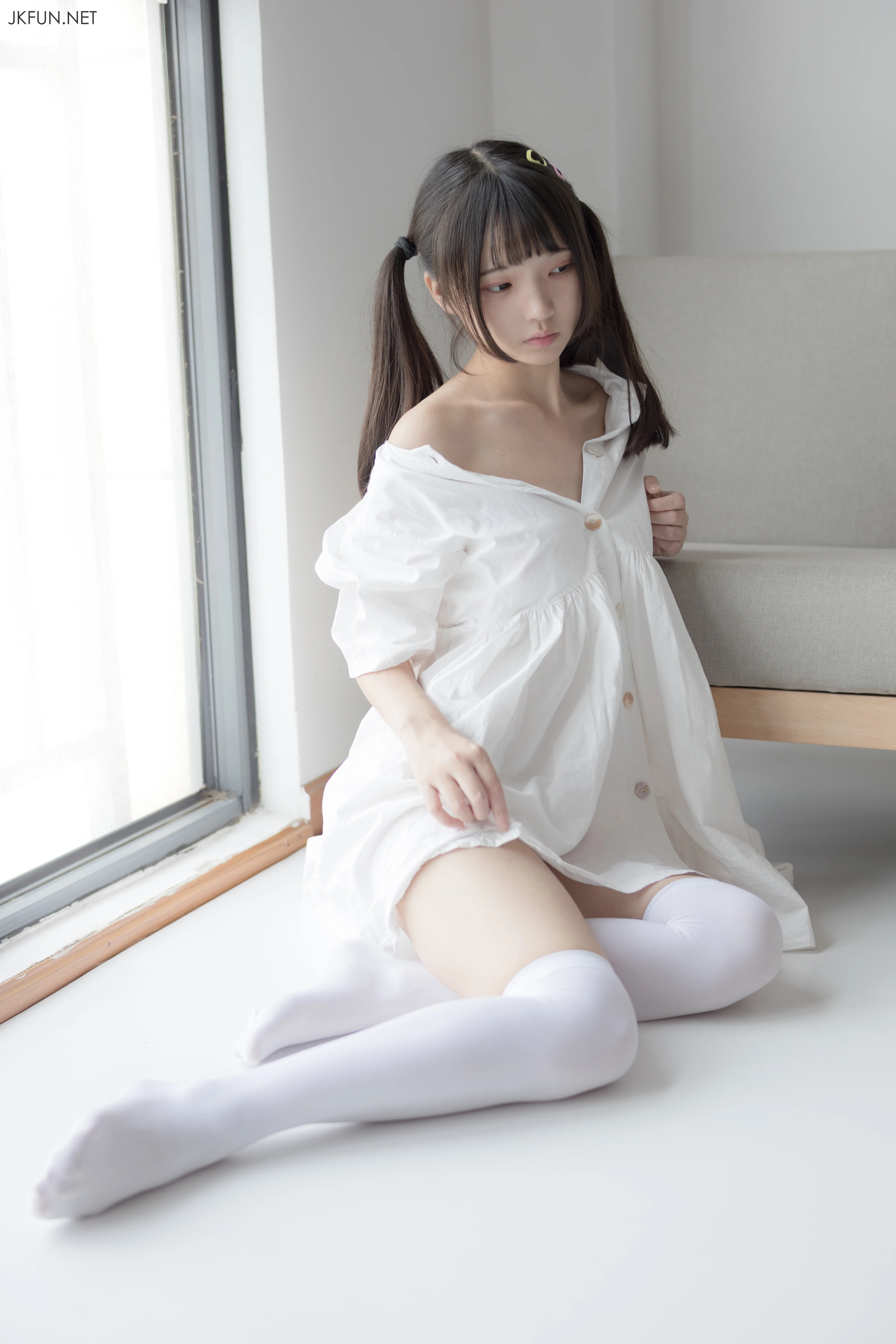 森萝财团 [JKFUN-014] 默陌 白衣飘飘的年代 [91P 1V]插图9